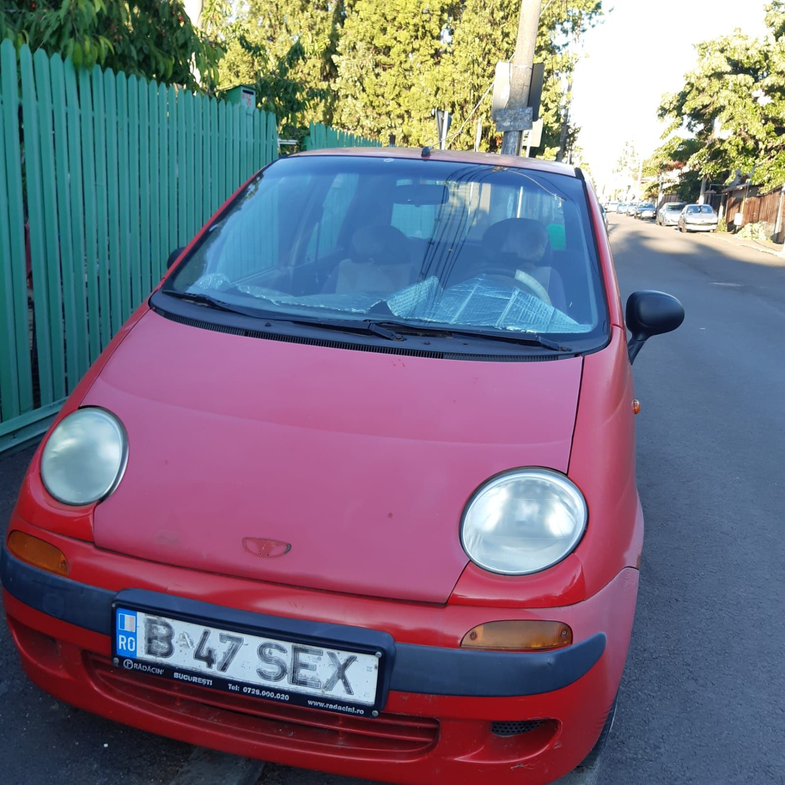 Matiz 2002 roșu.