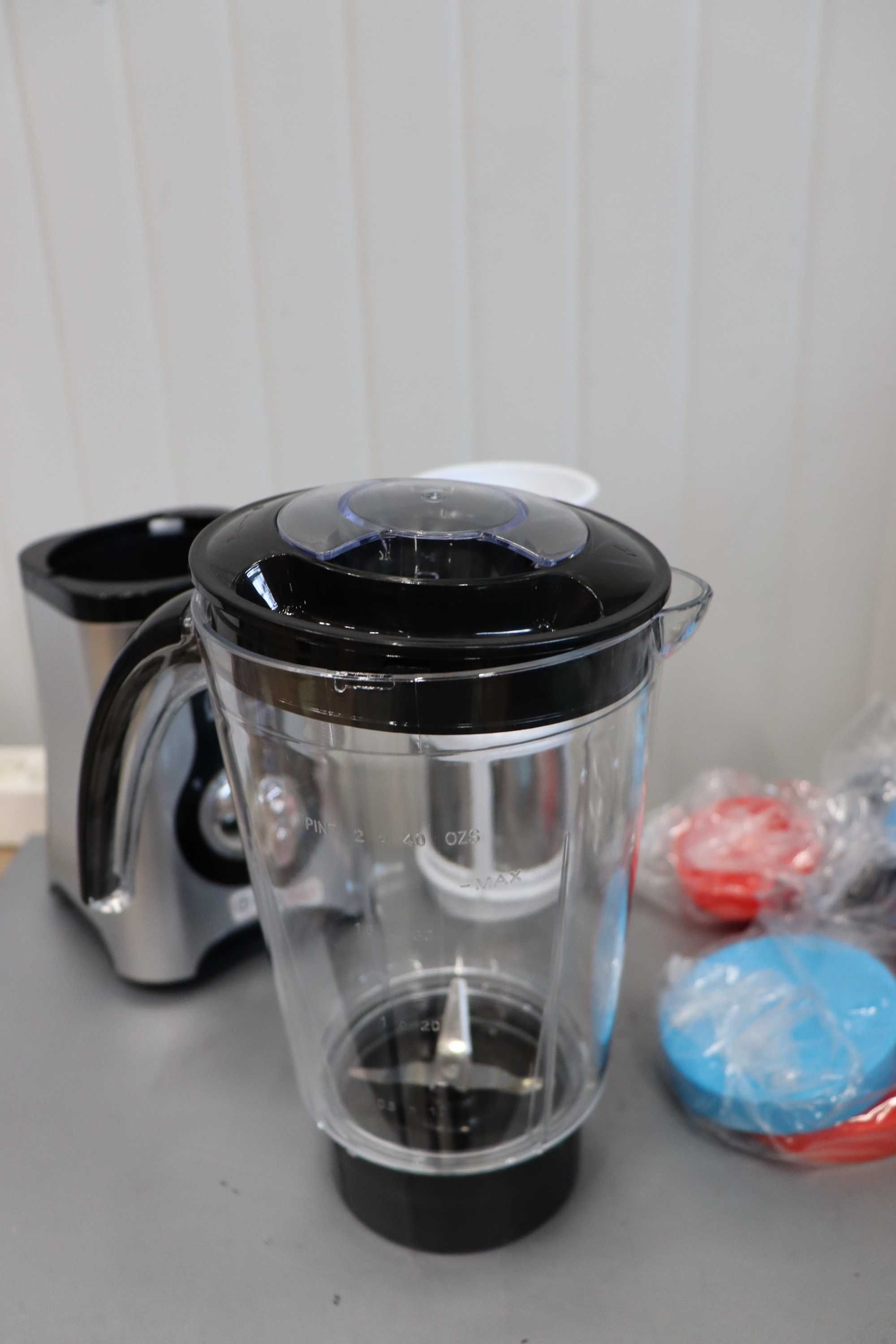 Блендер с кана, Uten Smoothie Blender 1.25L, 5в1 многофункционален