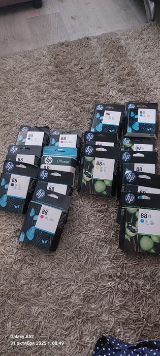 Картриджи на принтер  hp