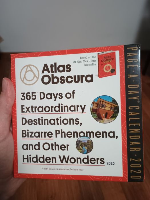 Vând calendar atlas obscura