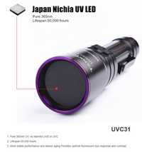 Lanterna profesională criminalistică TANK007UV Nichia Japan 365nm 5W