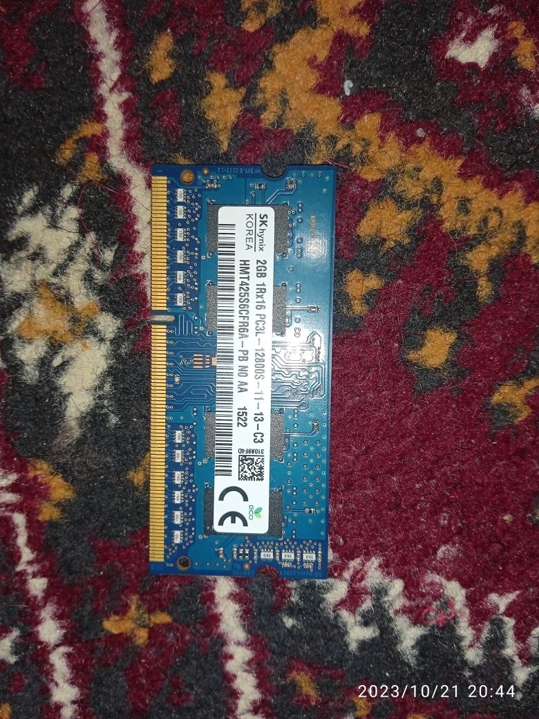 Tezkor xotira ddr3 2gb skhynix korea, RAM, оперативная память