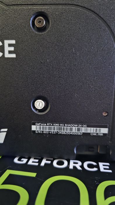 Placa video rtx 5060 8gb