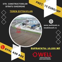 Teren extravilan în Sfântu Gheorghe, pe strada Constructorilor!