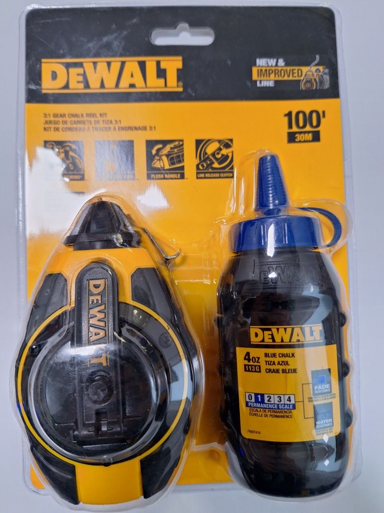 Зидарска чертилка Dewalt DWHT47373L /30м Синя Боя