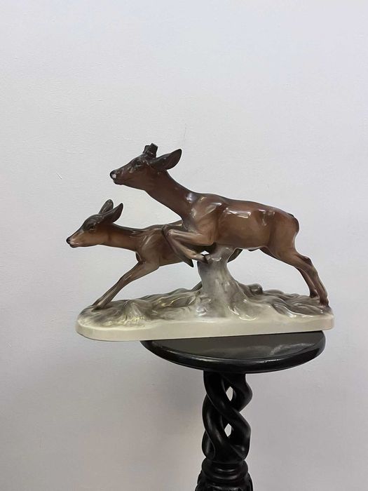 Bibelou vechi statueta Germania SPIEGEL marcat mare bibelouri portelan