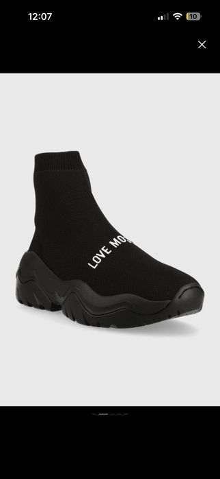 Обувки тип чорап Love Moschino