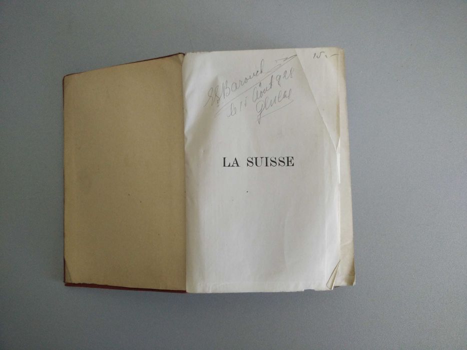 Baedeker Suisse 1928