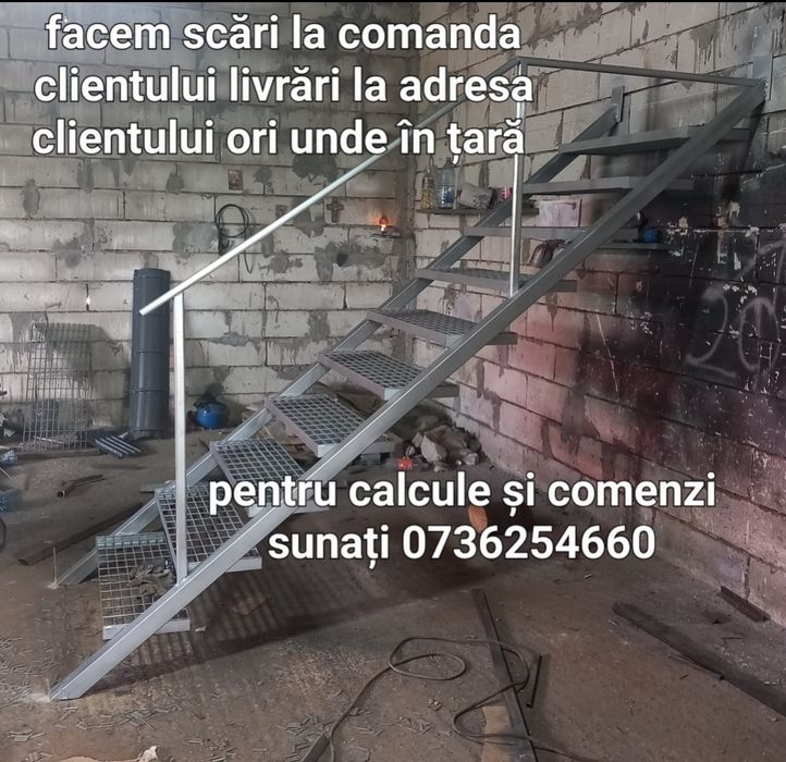 Scara metalica zincate