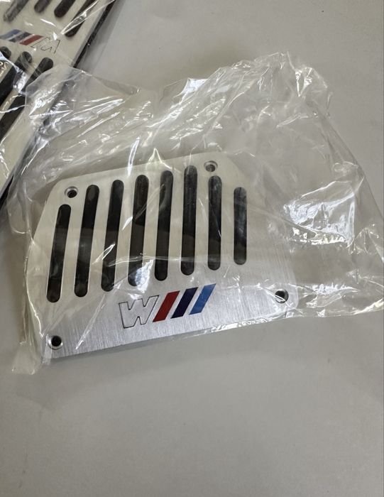 Pedale inox BMW M Power compatibile universal