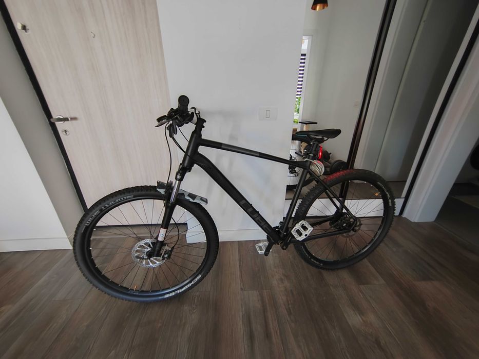 Bicicleta CUBE AIM RACE Black Azure 2023 - roti 29" Cadru XXL