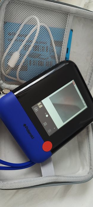 Camera Foto Instant Polaroid POP1, 20MP, Full HD, Wi-Fi, Albastru