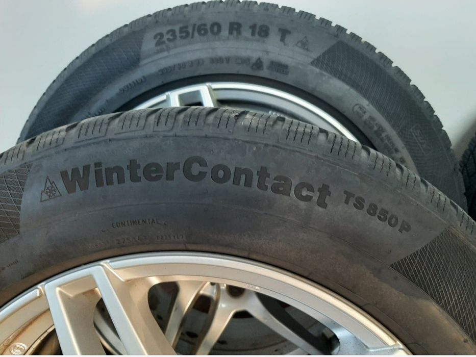 4 roti de pe Mercedes GLC cu senzori de presiune