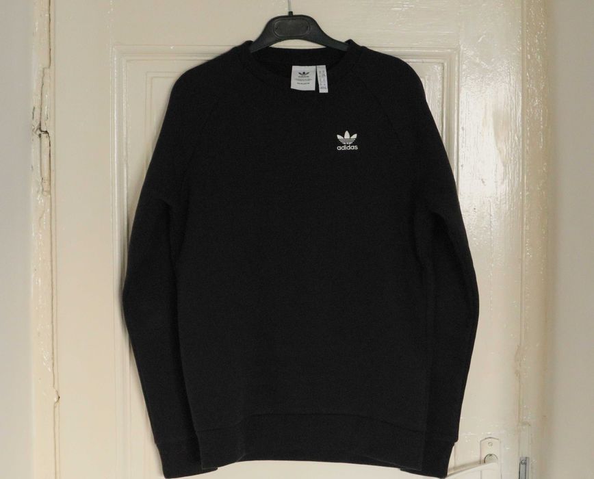 Bluză de molton ADIDAS ORIGINALS pe negru, hanorac