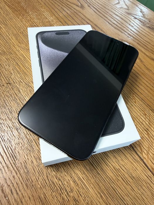 Iphone 15 pro max, 256gb, black titanium