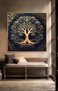 Энерго-картина «Дерево изобилия» - 
символизирует силу рода,  богатств