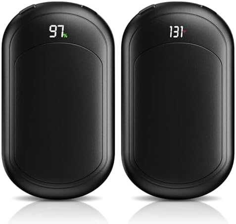 Нови Електрически грейки за ръце 2 броя бързо загряване 6400mA батерия