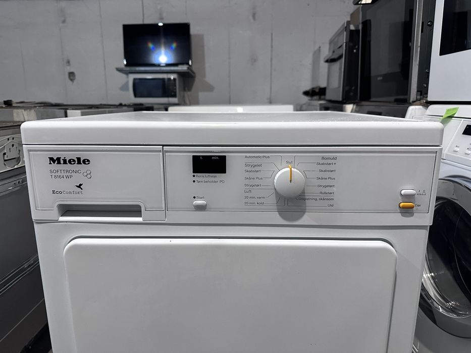 Сушилня +гаранция. MIELE ТЕРМОПОМПА КласА, 7кг. Доставка за София