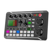 Placa De Sunet Profesionala cu efecte Bluetooth 5.0 Consola DJ Mixer