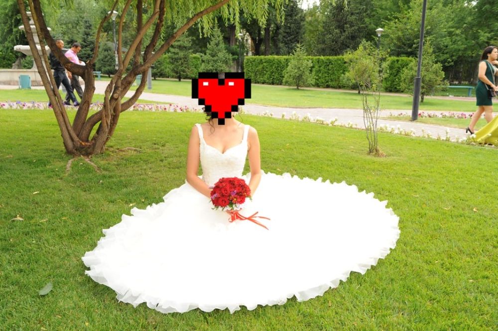 Счастливое свадебное платье