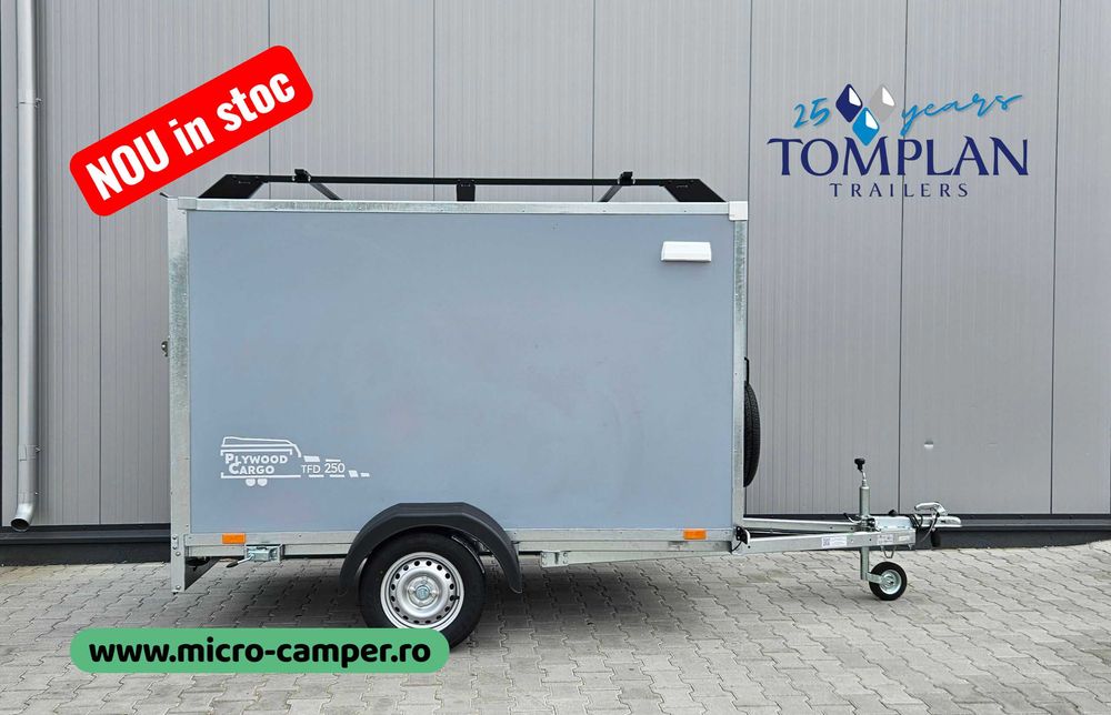 Remorca carosata cu rampa spate TOMPLAN TFD 250.01, 750 kg
