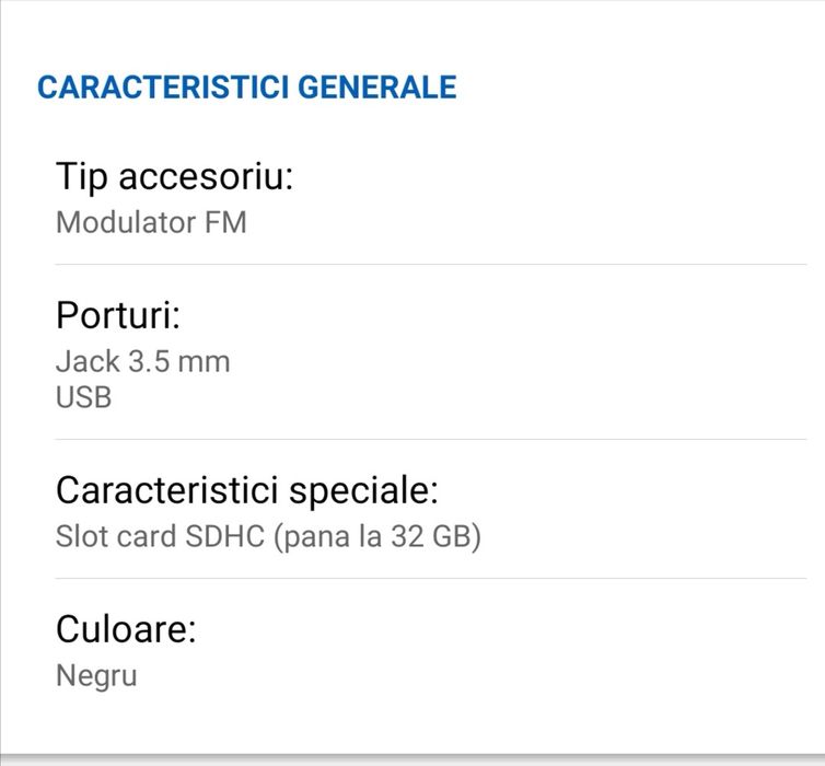 Modulator fm energy sistem