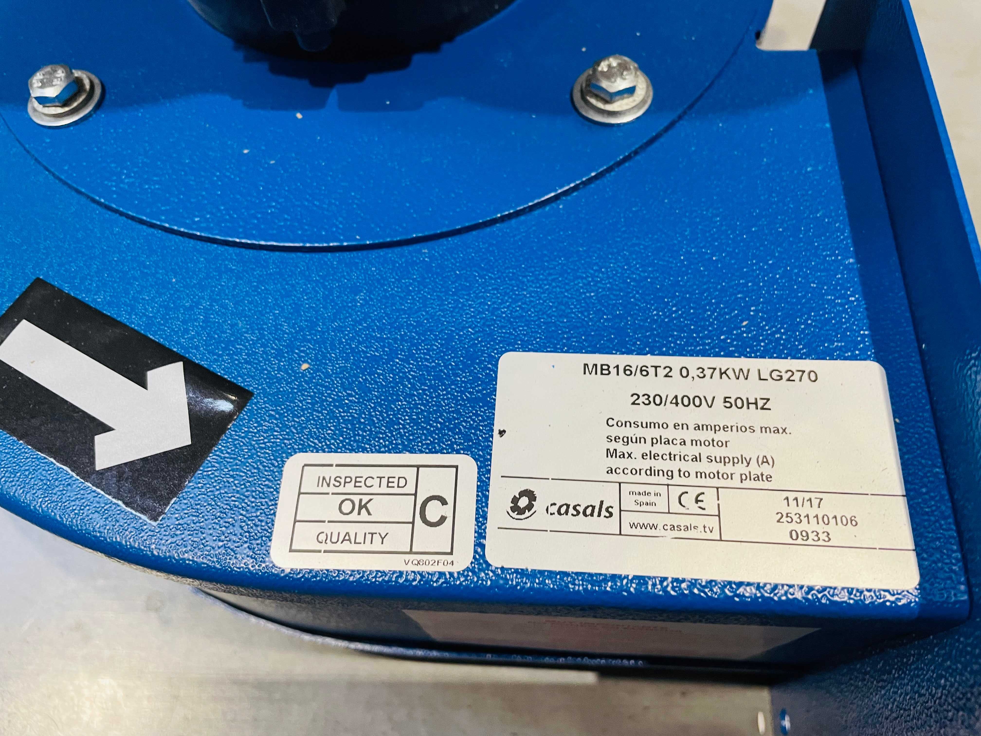 Ventilator centrifugal industrial CASALS cu turbina, debit 1080 m3/h.