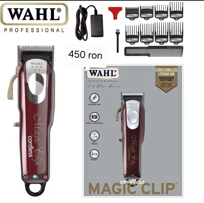 Mașini tuns noi . Prețul afișat pe fiecare