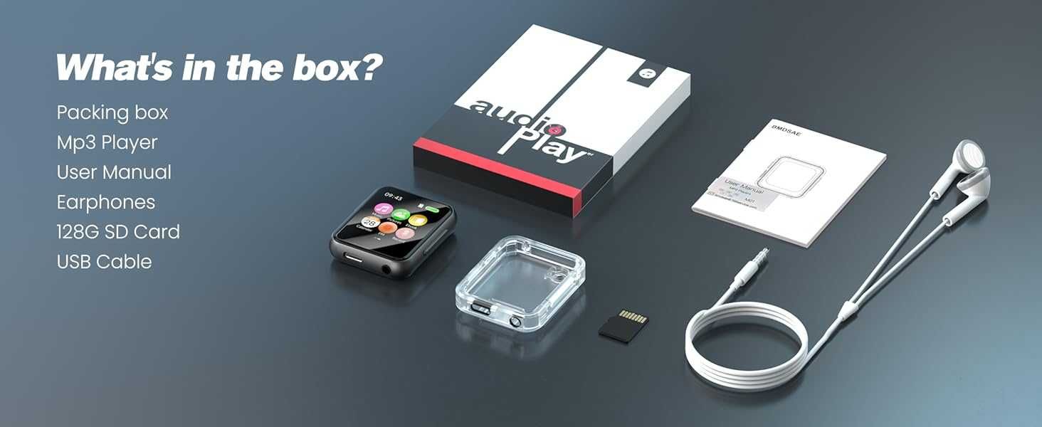 128G MP3 плейър с Bluetooth  BMDSAE M01