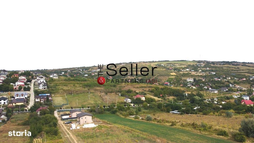 Teren de vânzare în Tomești – zona primărie cu deschidere la DN 28