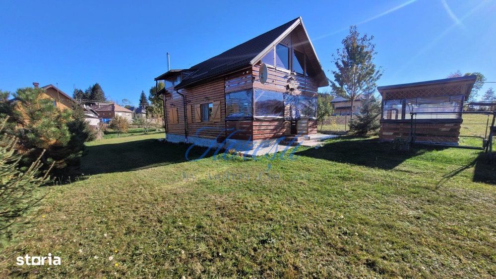 Cabana pe 2 nivele, 1600 mp teren, garaj, zona Rasca