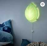 Lampă frunză copii Ikea, Perdea Ikea 120*250 și Baldachin frunză