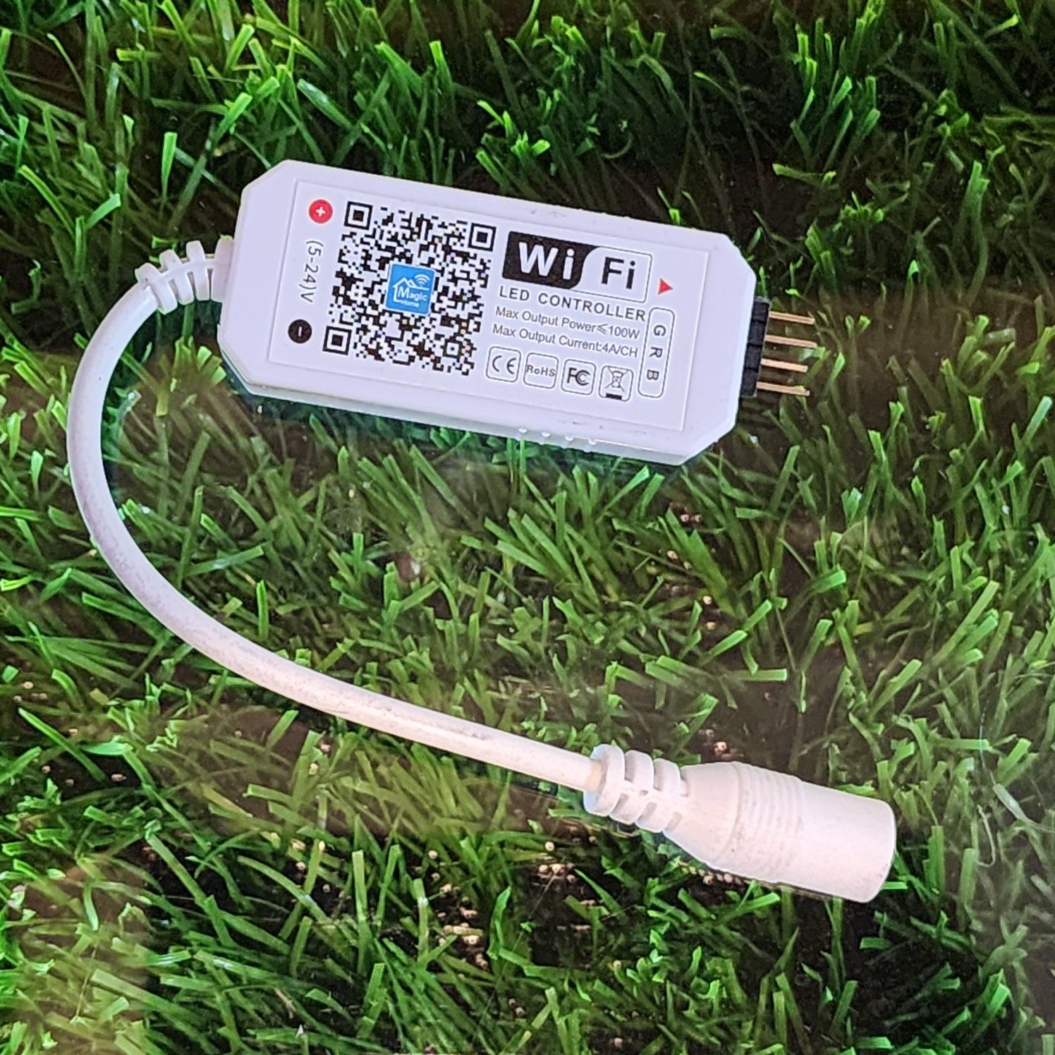 Умный WIF RGB LED контроллер с РАДИО
пультом, Яндекс Алиса