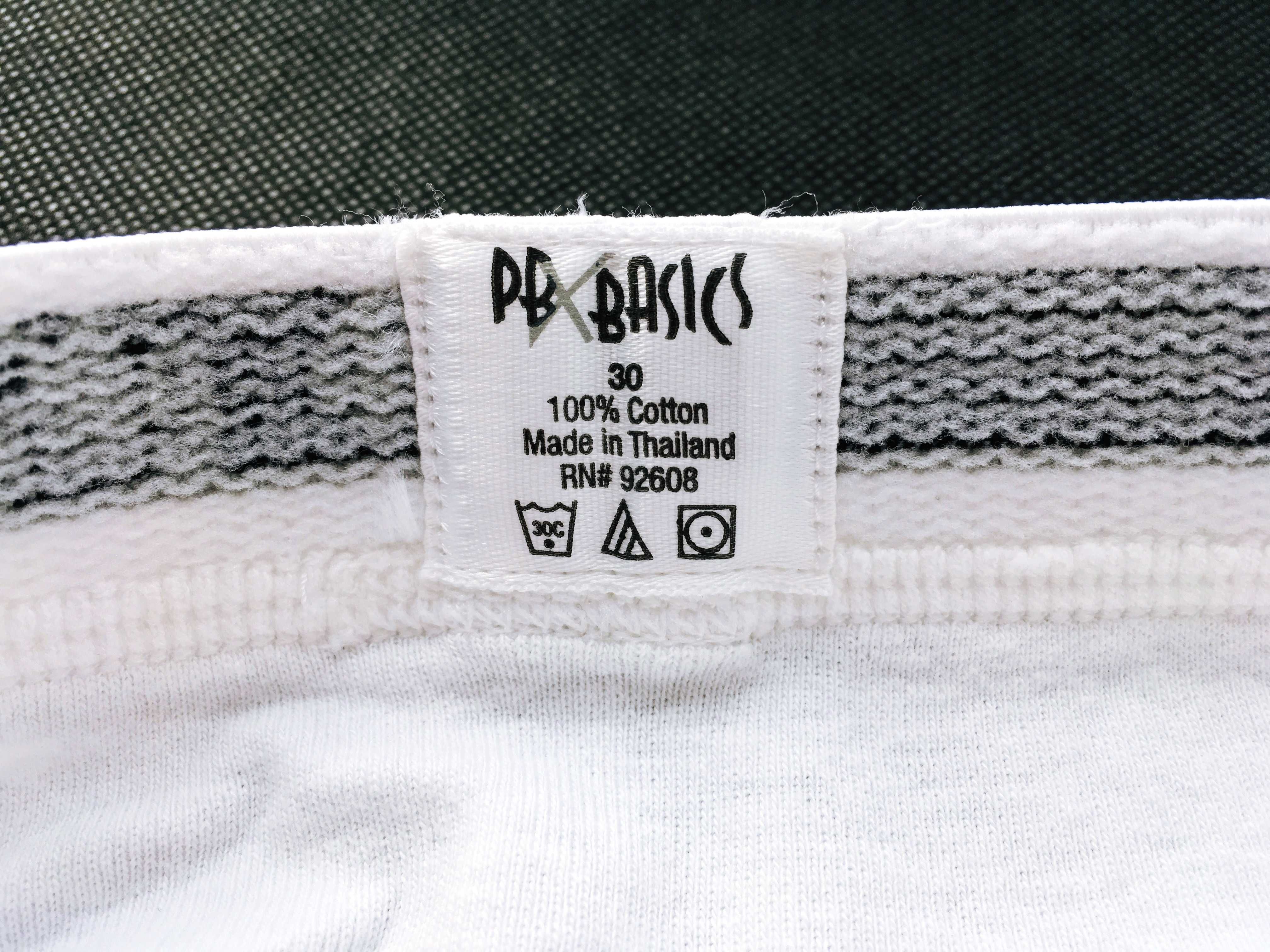 VINTAGE 2001 Made in Thailand PBXBASICS® White Briefs 9-Pack — W30