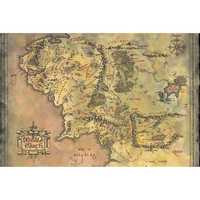Карта на средната земя Хобит