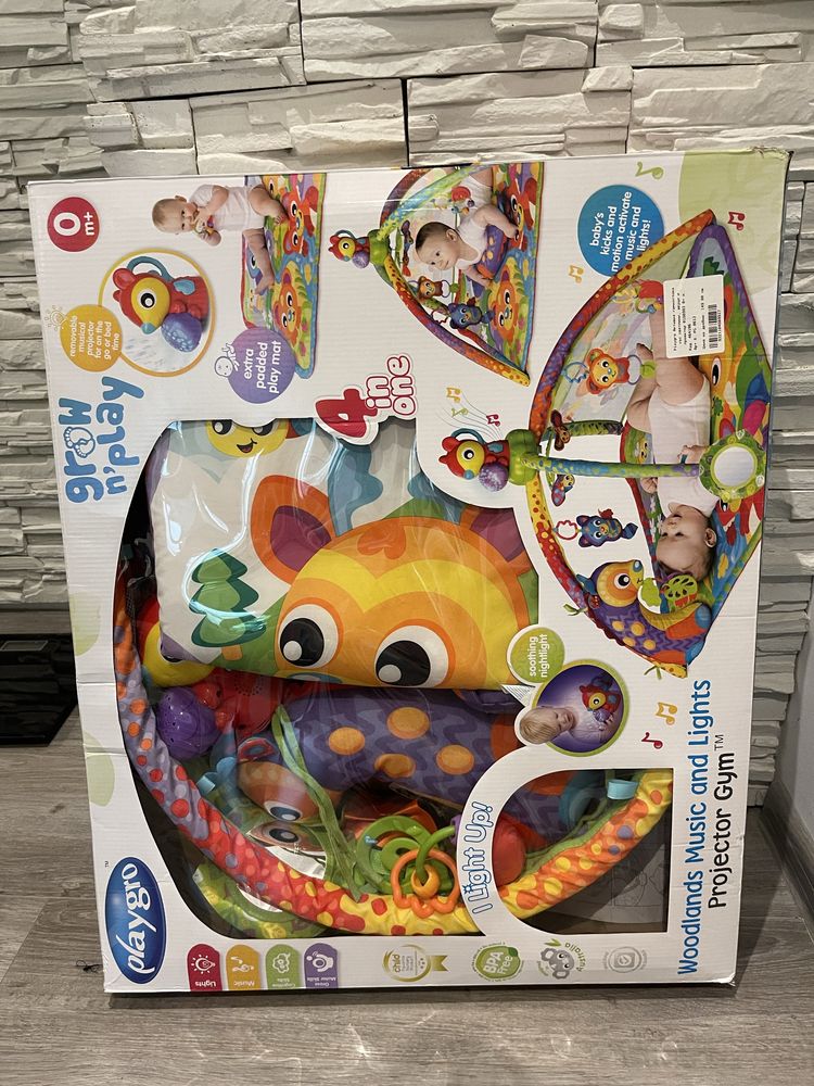 Активна гимнастика Playgro, светлини, звуци,проектор, 0+