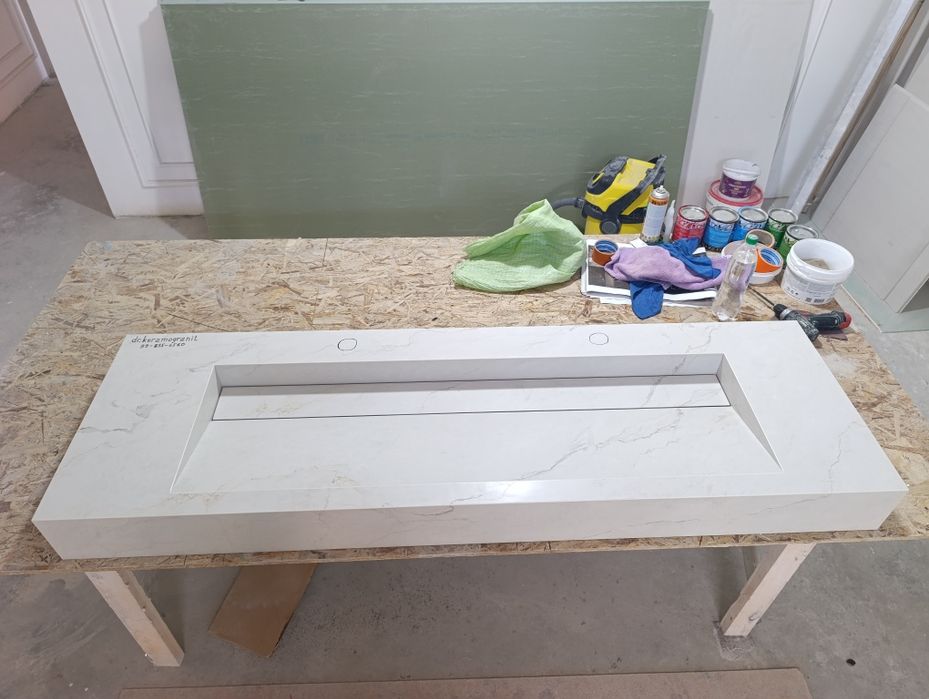 Раковина из керамогранита