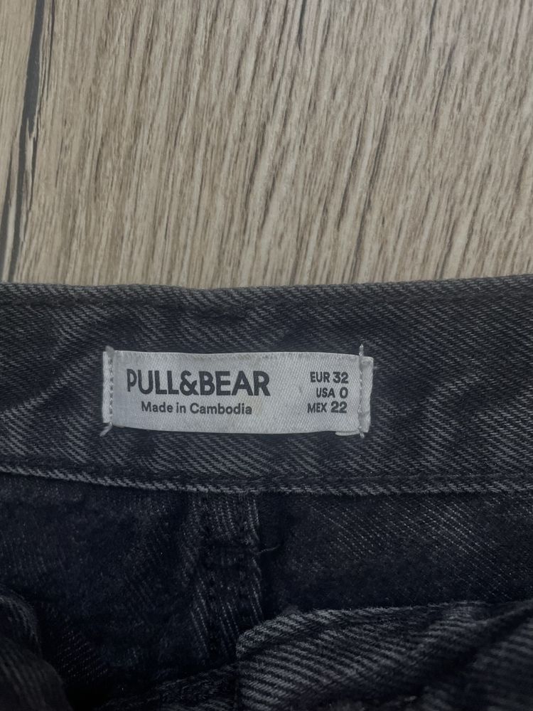 Черни дънки PULL&BEAR