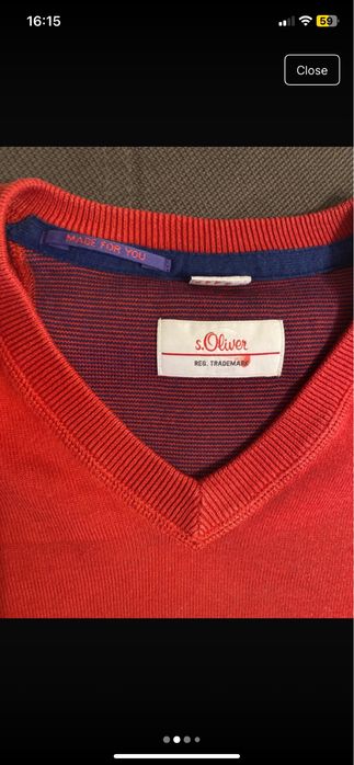 s.Oliver. XL jumper - pulover XL rosu