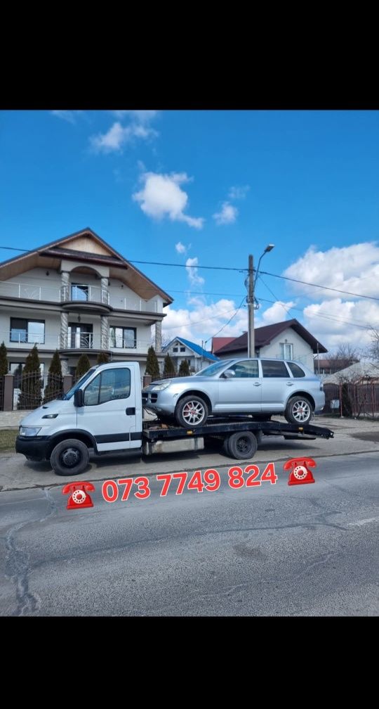 Tractări auto, platformă, asistență rutieră NON-STOP Brăila