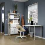 IKEA LAGKAPTEN - birou alb, 4 picioare reglabile