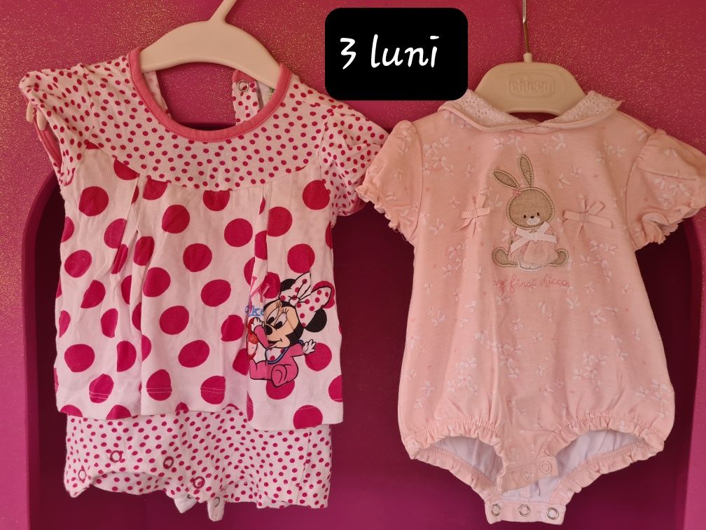 Seturi de vara bebe fetita 3 luni 16 articole