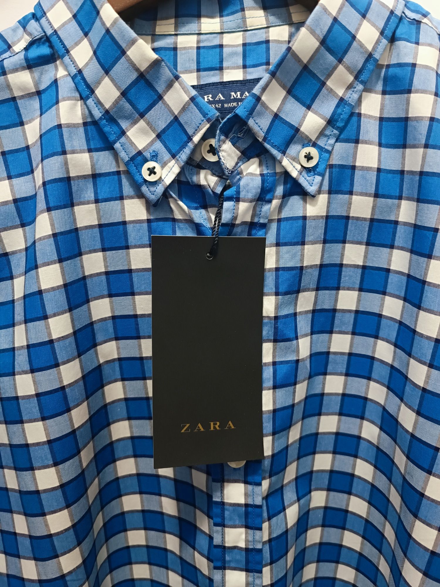 Нова мъжка риза ZARA, размер L/muscle fit/