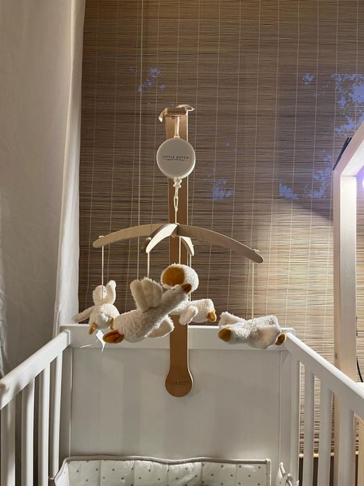 Pătuț bebelusi Ikea + saltea +Cadou carusel Little Dutch