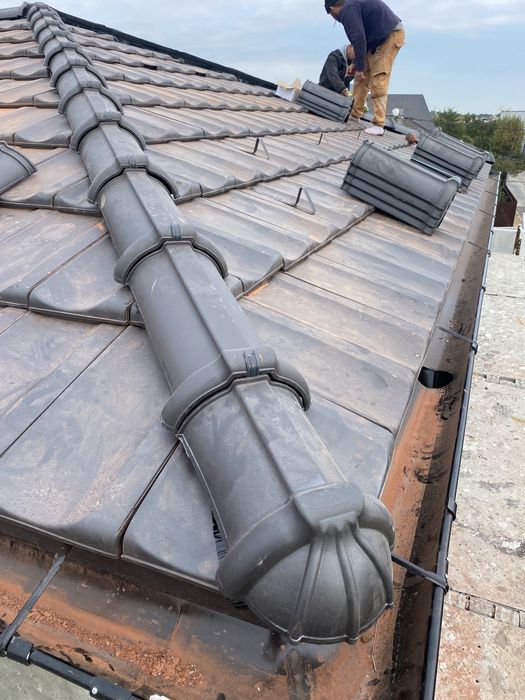 Taietor zăpada 370x34x12/Bride Jgheab/Cuie Coama țiglă ceramica