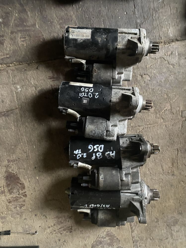Стартери за 2.0TDI DSG, Audi A3, Golf 5, Passat 6,