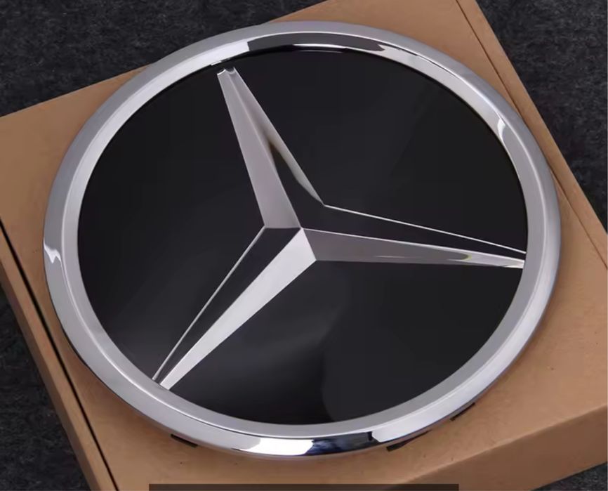Емблема за Mercedes 18.5см стъкленна емблема тип дистроник