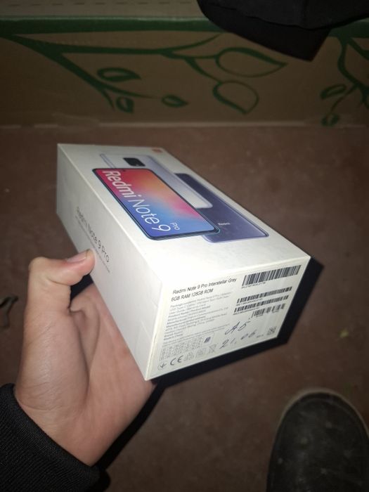 redmi not 9 pro karobka