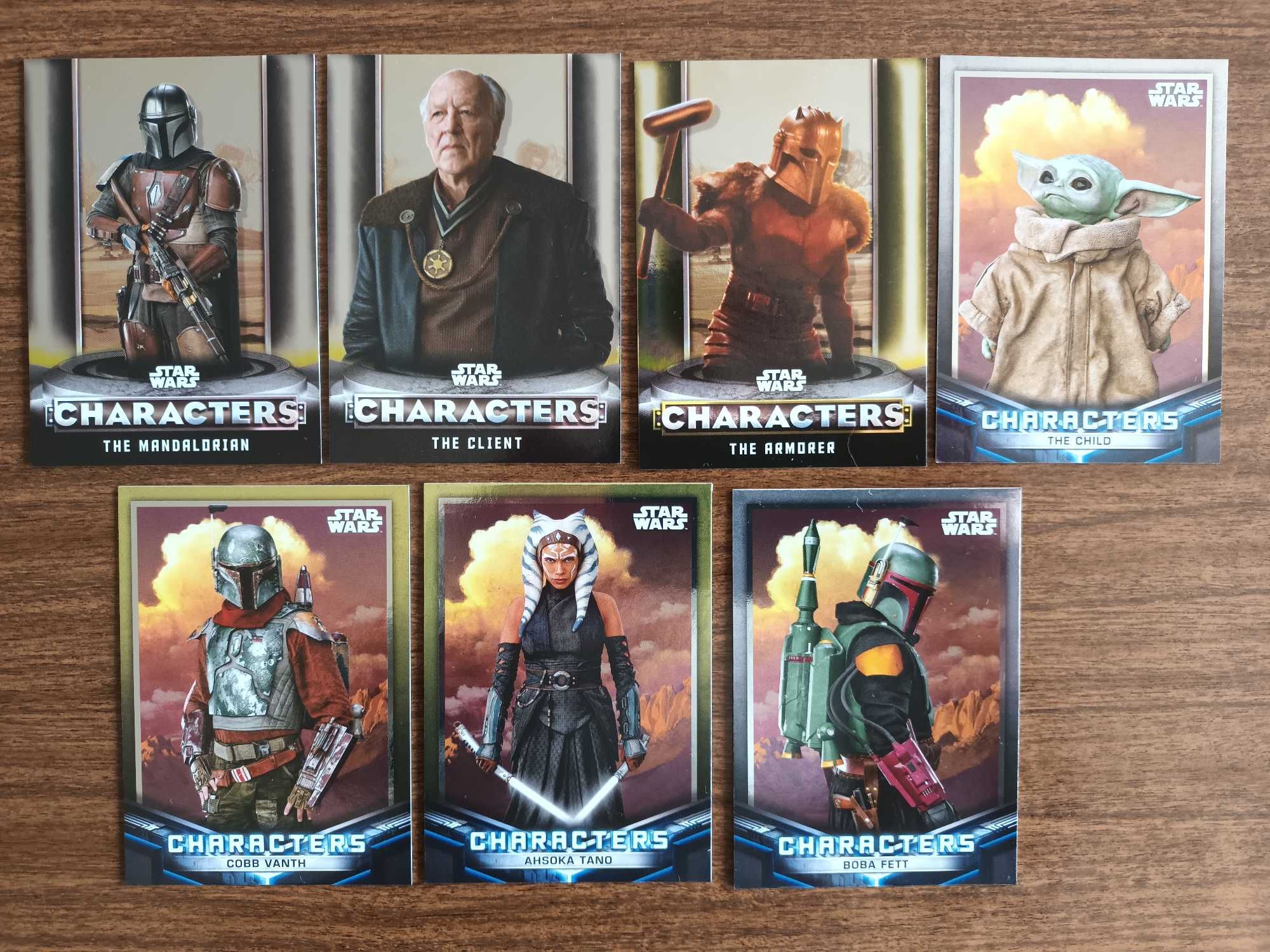 Карти Topps Star Wars The Mandalorian, Стикери Panini, Chipicao