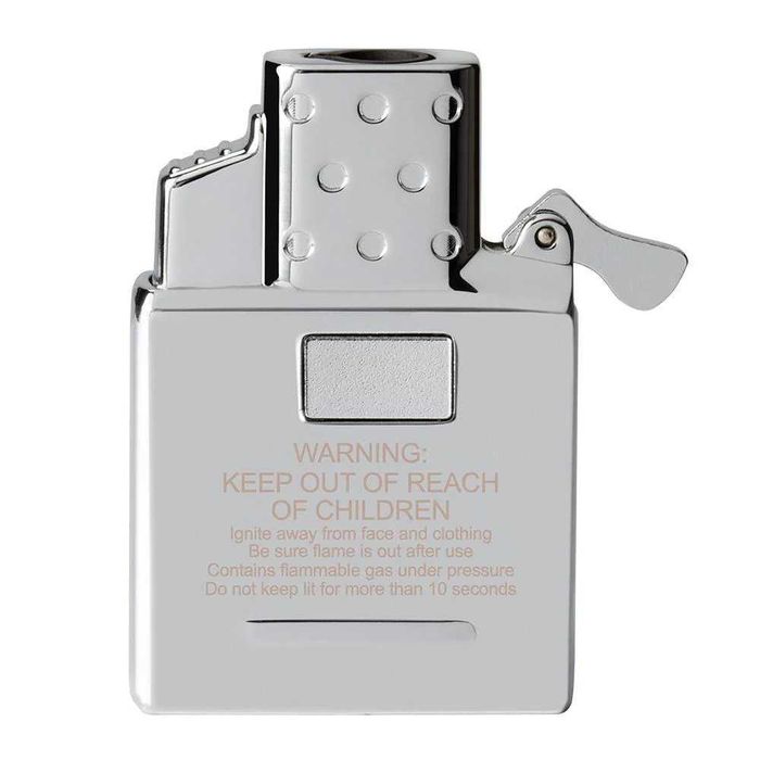 Bricheta Zippo SingleTorch Butane Lighter Gaz Model Z8A19 Silver